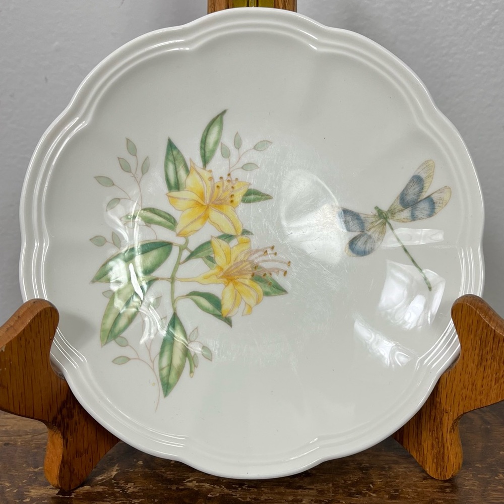 Lenox Butterfly Meadow Party Plate Dragonfly